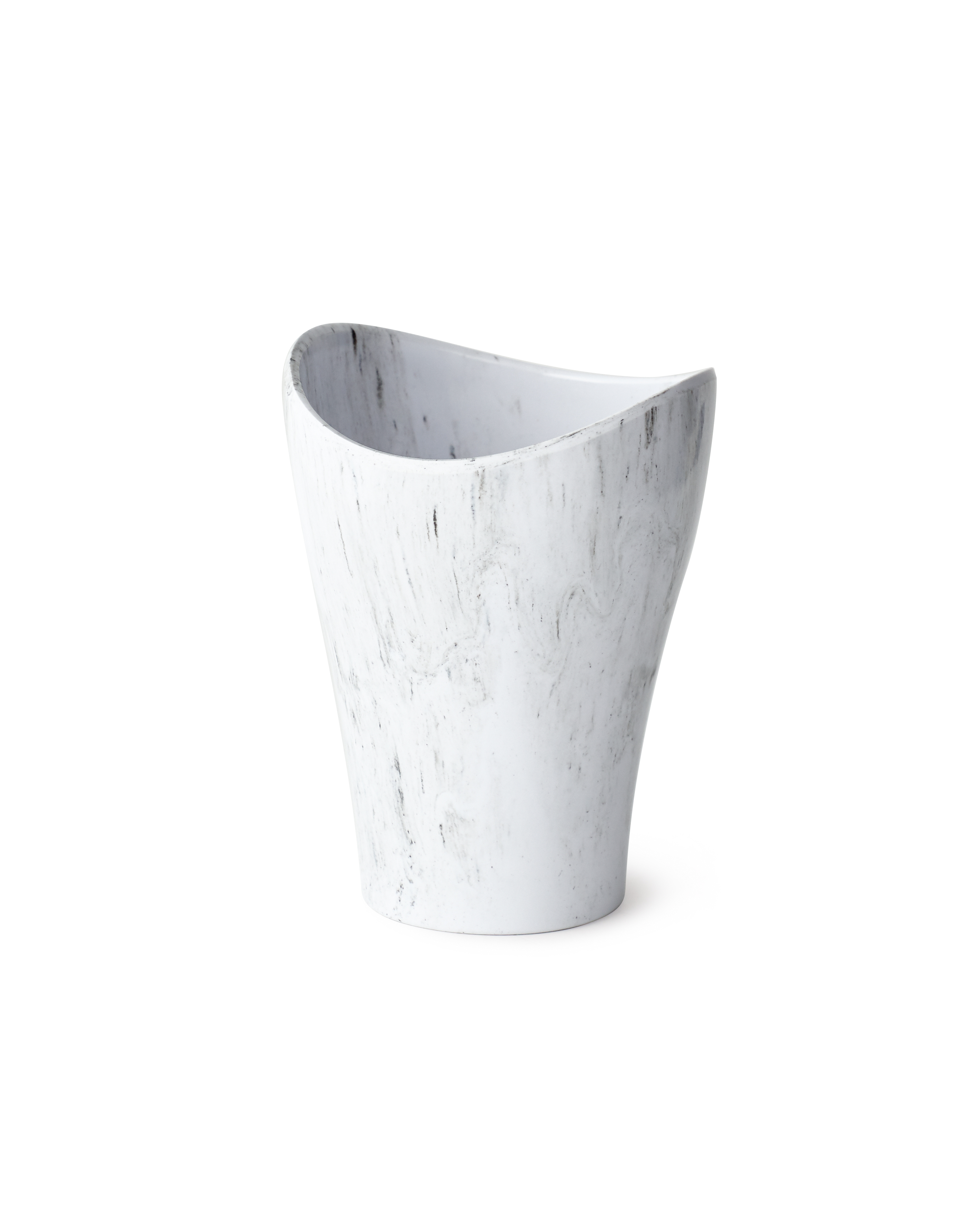 Foto 2 pulgar | Vaso Curvo para Baño Diseño Mármol