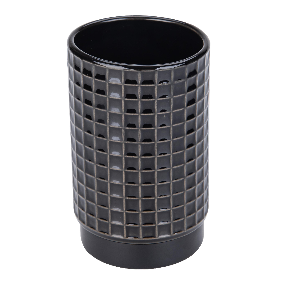 Foto 2 pulgar | Vaso Zense Melillá BCO 1044c 02 Negro de Cerámica
