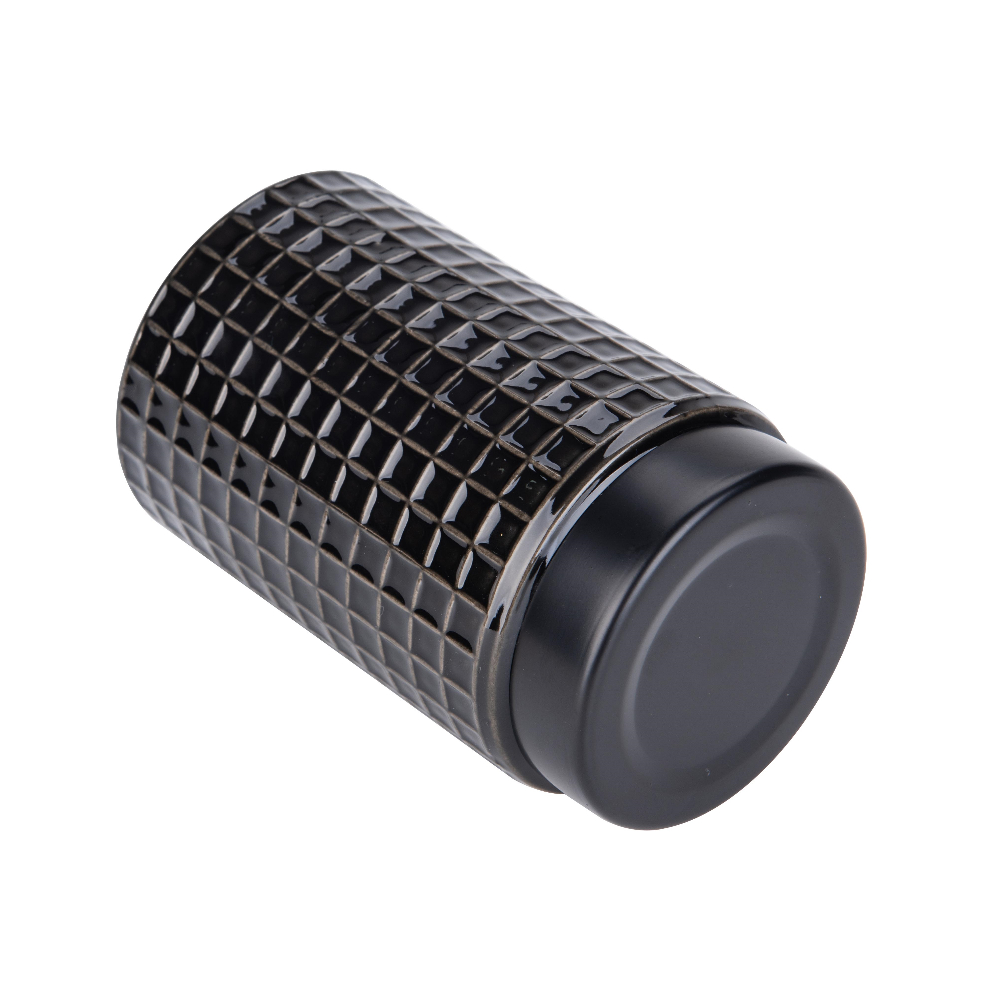 Foto 3 pulgar | Vaso Zense Melillá BCO 1044c 02 Negro de Cerámica