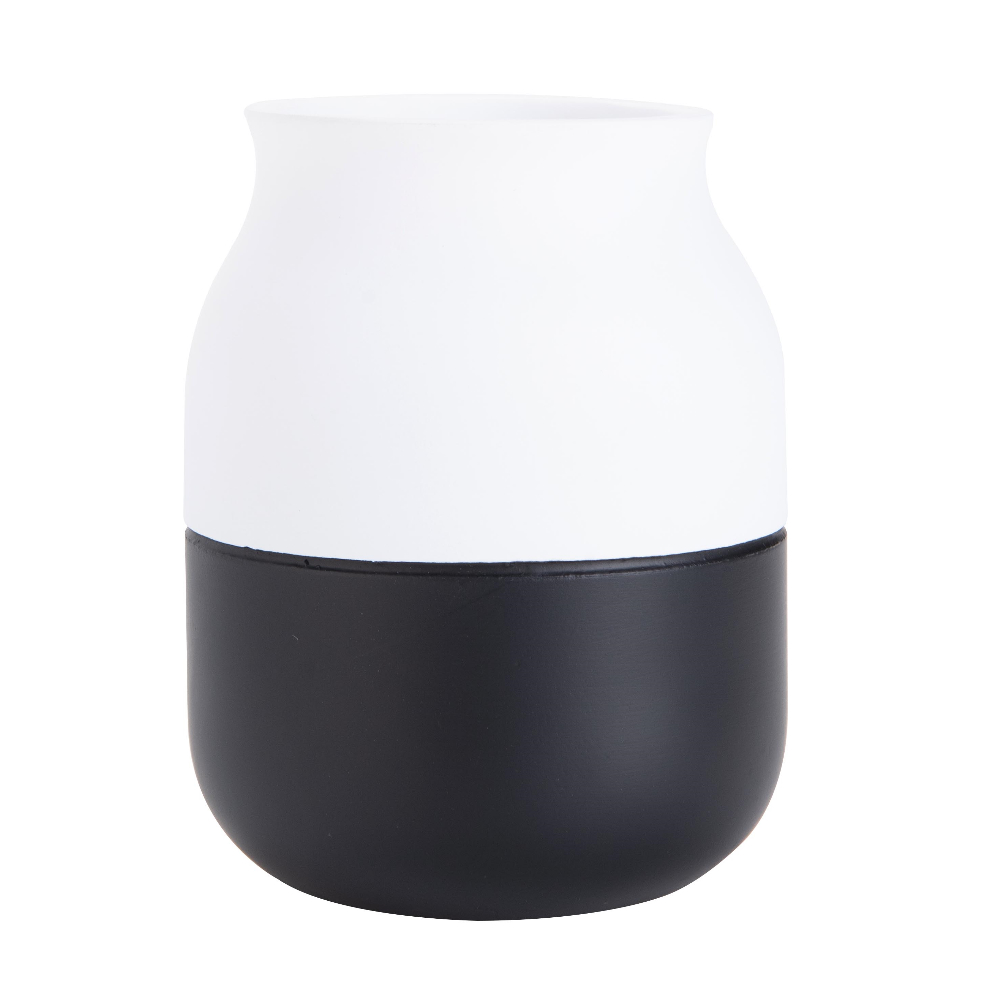 Foto 1 | Vaso Zense Larisa BPO-2625C-02 Negro Polirresina