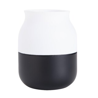 Foto 1 | Vaso Zense Larisa BPO-2625C-02 Negro Polirresina