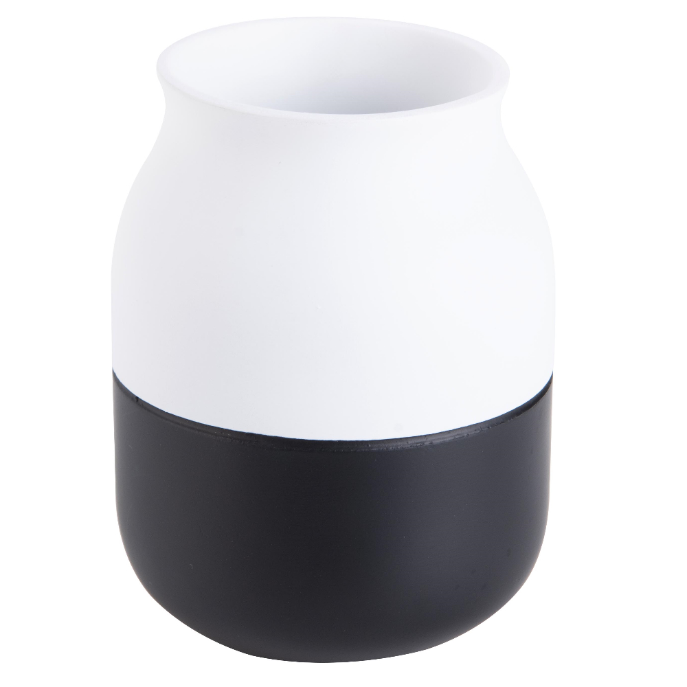 Foto 3 pulgar | Vaso Zense Larisa BPO-2625C-02 Negro Polirresina