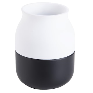 Foto 2 | Vaso Zense Larisa BPO-2625C-02 Negro Polirresina