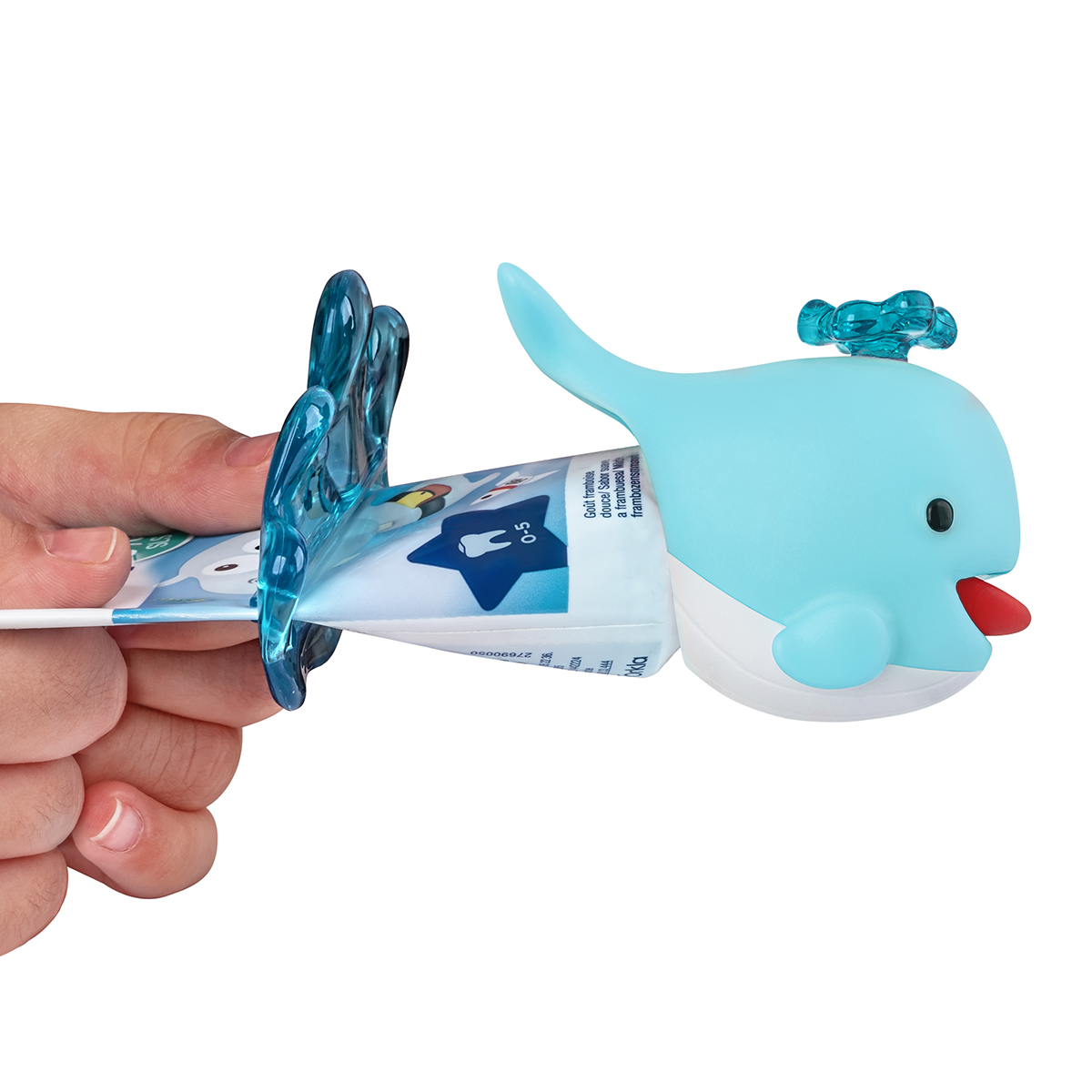 Foto 4 pulgar | Flipper Dispensador De Pasta Ballena Azul