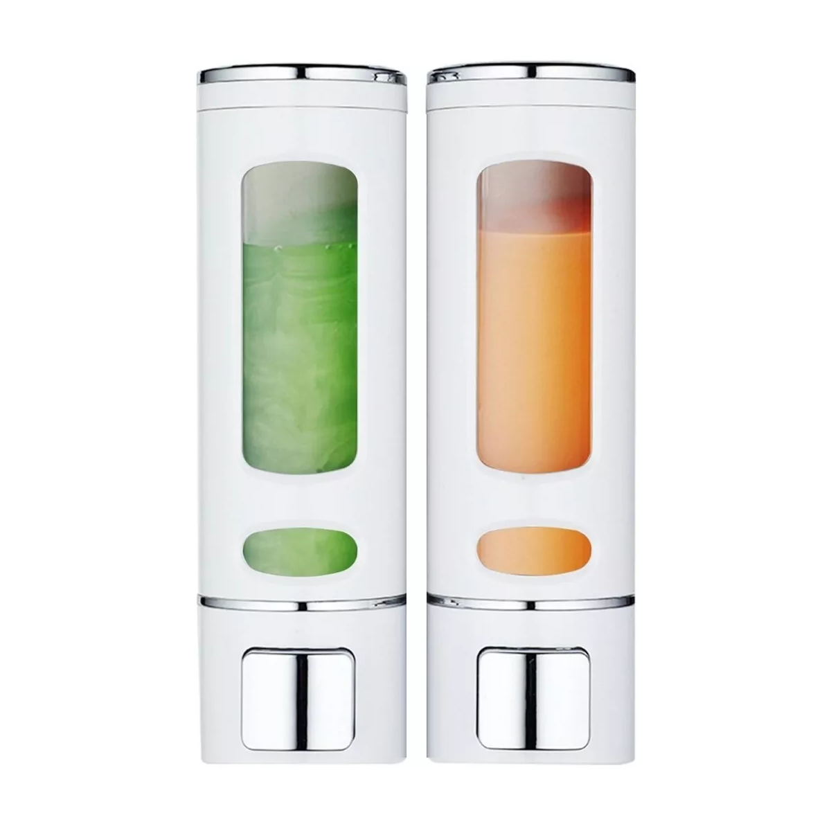 Set Dispensador Gel Jabón Líquido Rellenable Eo Safe Imports Esi-8817 Blanco