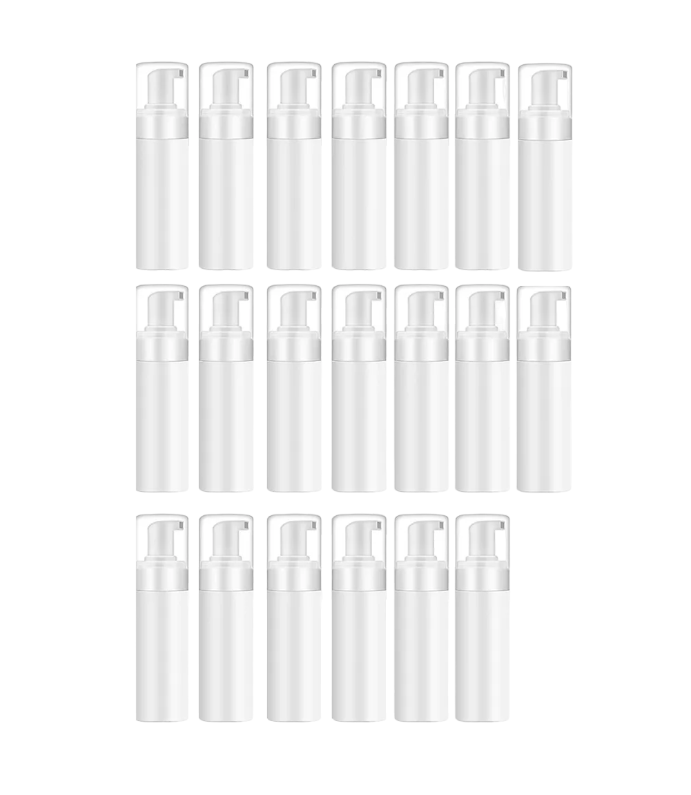 Botellas Dispensadoras de Jabón en Espuma Belug Blancas 20 Piezas de 60 ml c/u