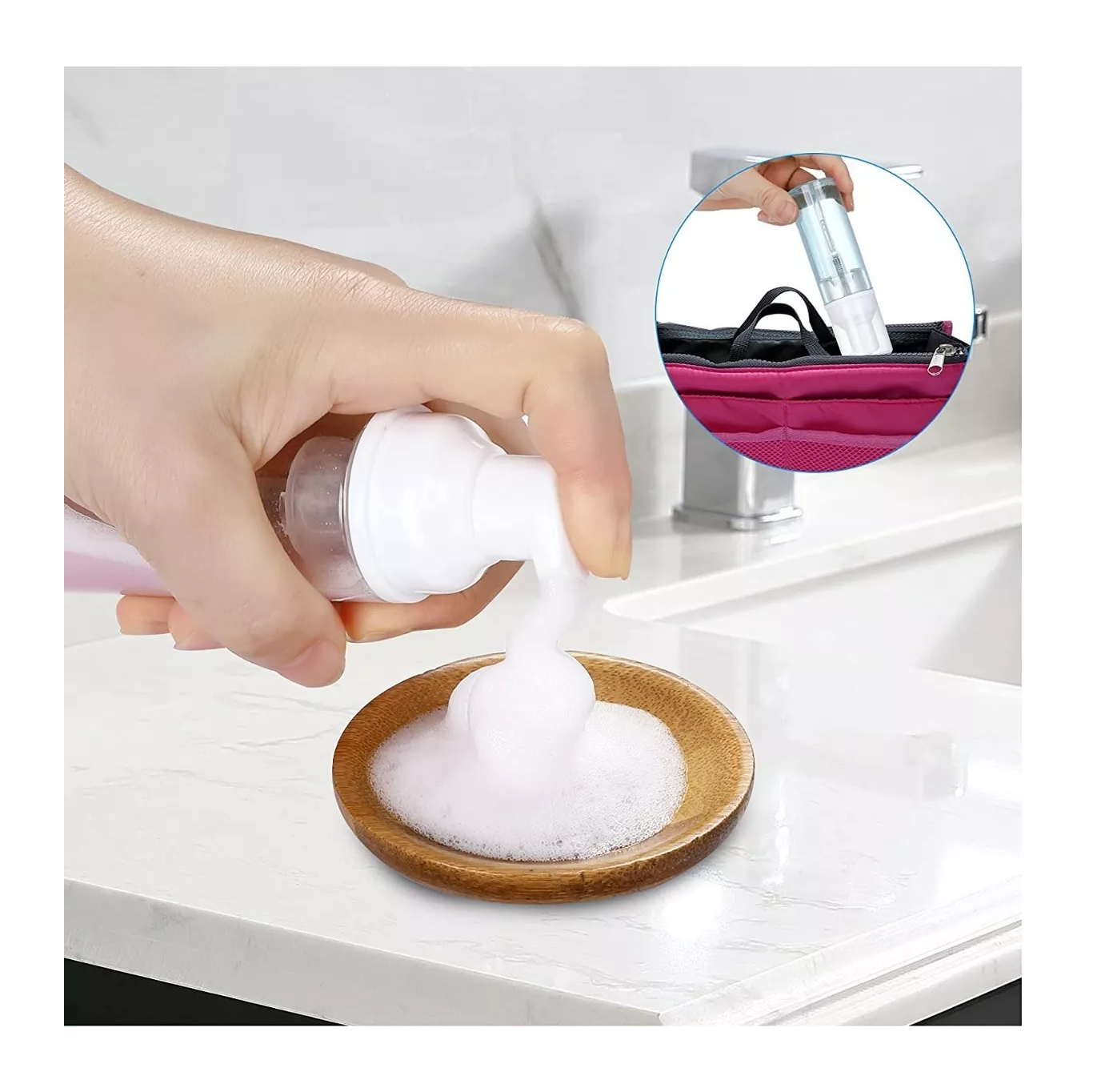 Foto 4 pulgar | Dispensadores de Jabón en Espuma Belug Verdes 20 Piezas de 60 ml c/u