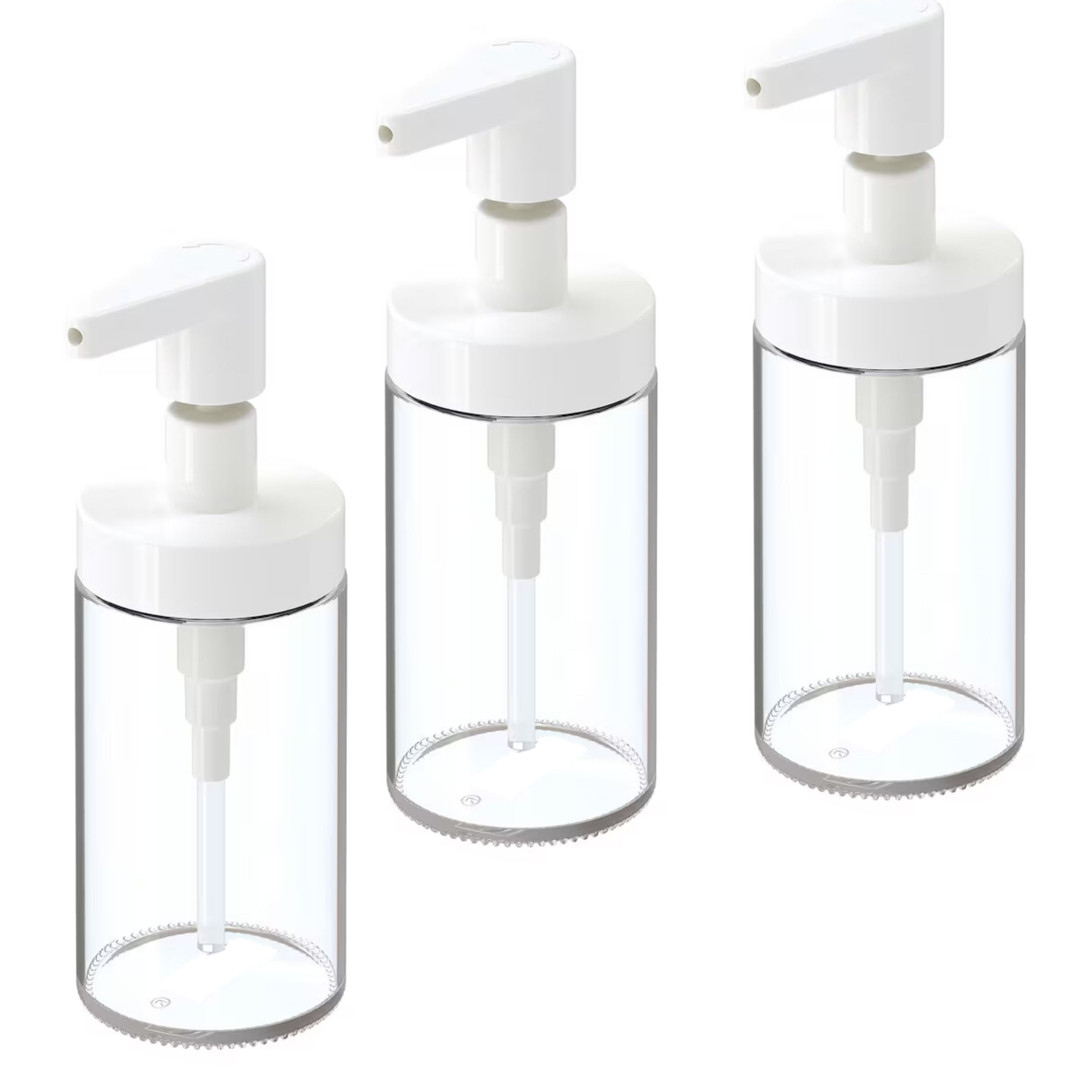 Dispensador de Jabón Luxvi de Vidrio Blanco 3 Piezas $299