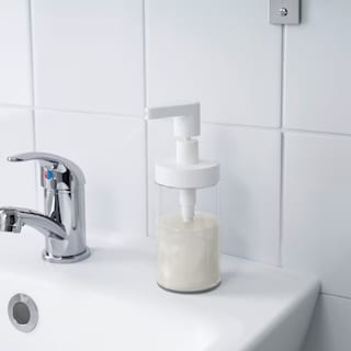 Foto 2 | Dispensador de Jabón Luxvi de Vidrio Blanco 4 Piezas