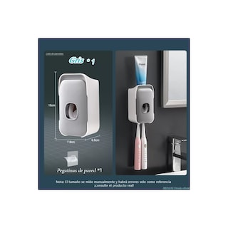 Foto 2 | Dispensador Automático para Pasta Dental Eo Safe Imports ESI-17711 Gris