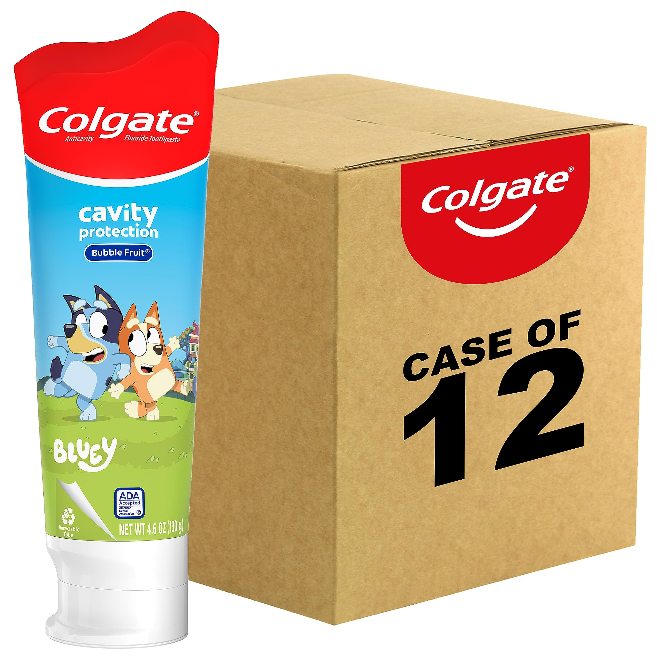 Foto 2 pulgar | Pasta De Dientes Colgate Kids Con Flúor 135 Ml Bluey 2+ Years 12p - Venta Internacional.