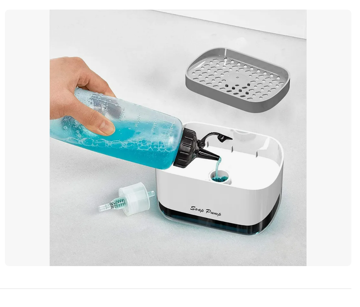 Foto 4 pulgar | Dispensador De Jabón Para Cocina Soporte De Esponja Jabonera Xtellar