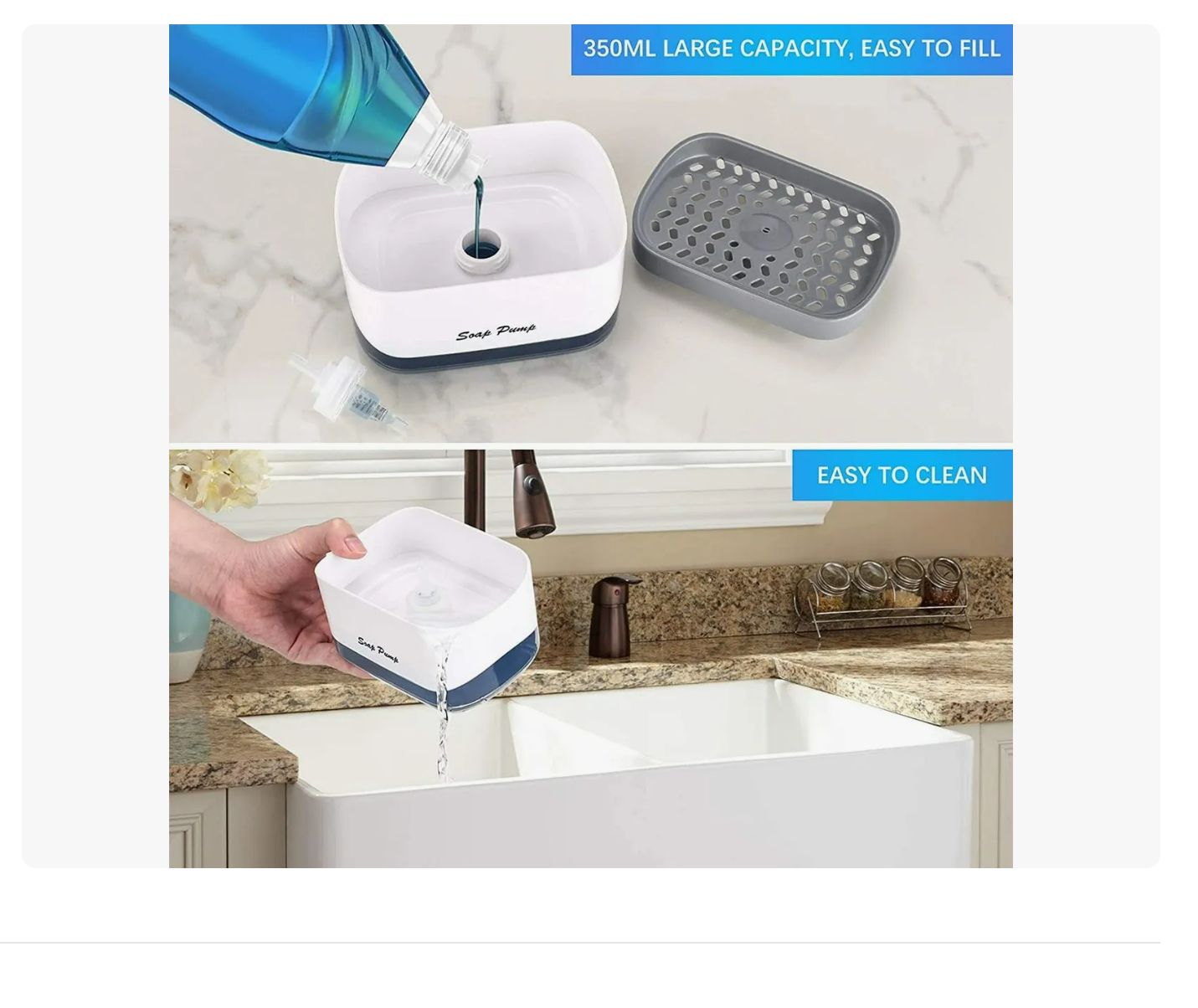 Foto 5 pulgar | Dispensador De Jabón Para Cocina Soporte De Esponja Jabonera Xtellar