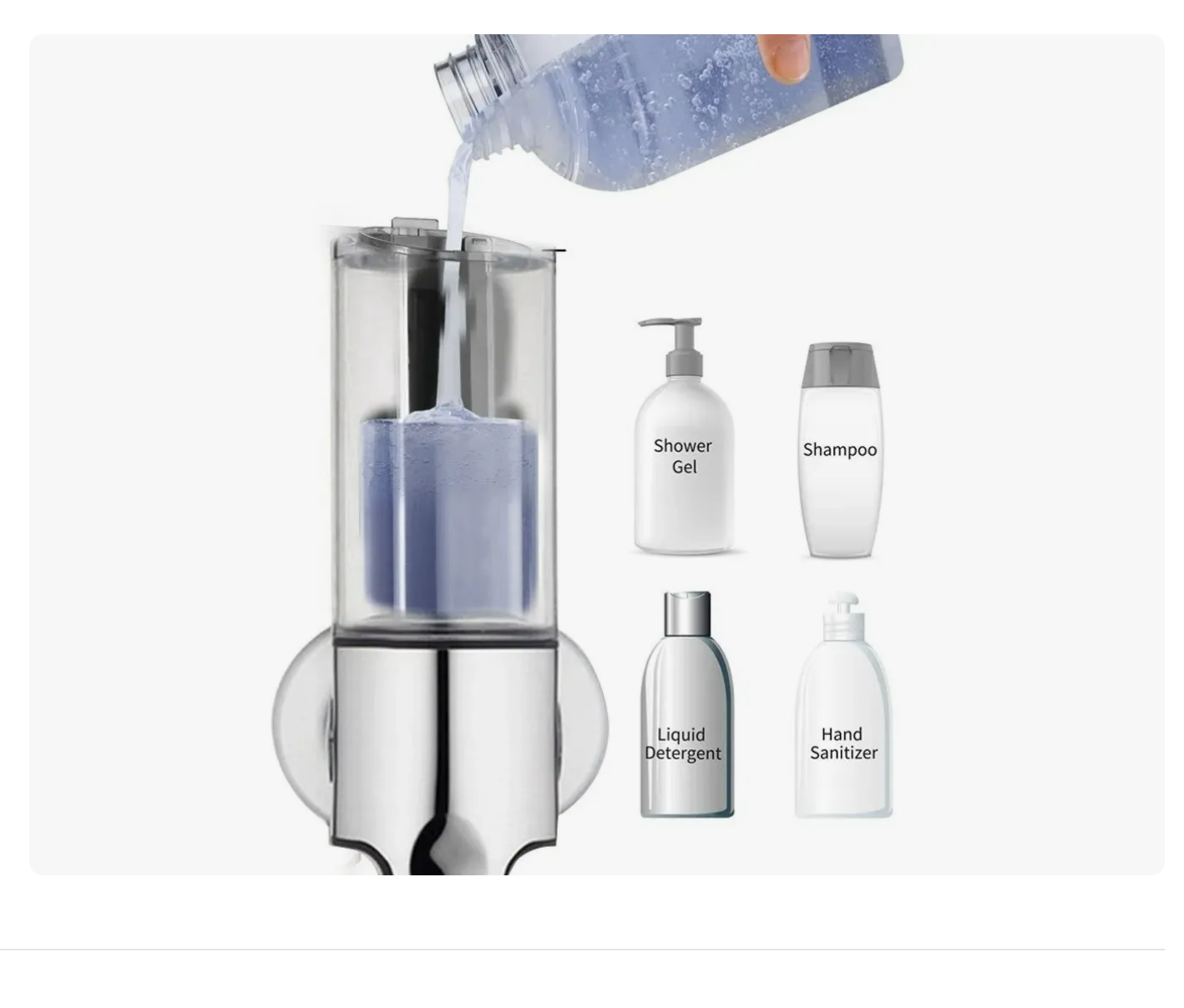 Foto 4 pulgar | Dispensador Jabon Loción Jabonera 500ml Hoteles Alta Calidad Xtellar