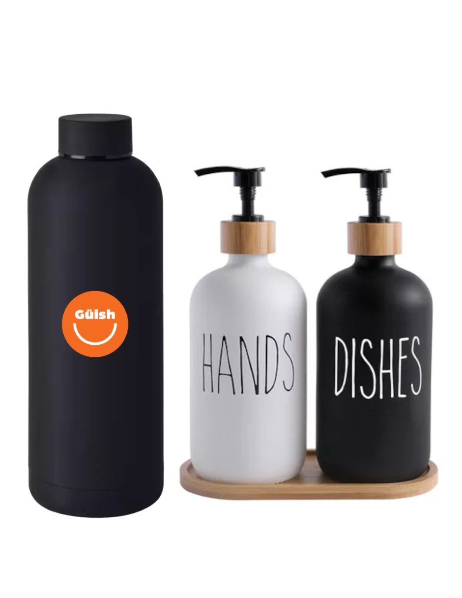 Dispensador De Jabón Liquido  + Termo Güish Gratis