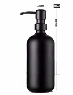 Foto 3 | Dispensador De Jabon Color Negro 2 Pzas + Termo Güish Gratis