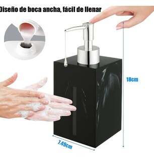 Foto 3 | Botella Xtellar De Jabón Con Patrón De Mármol De Resina Lujo Ligero