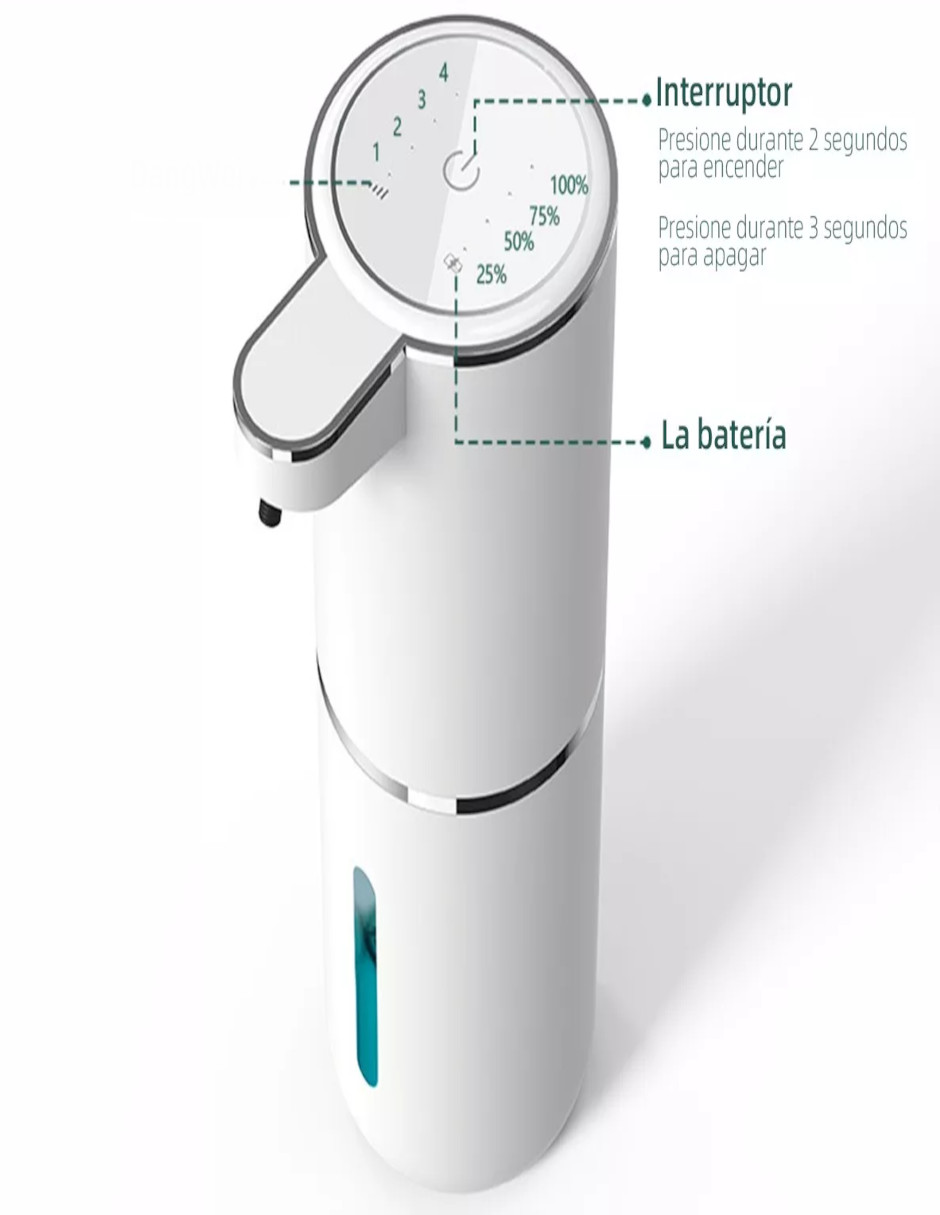 Foto 5 pulgar | Dispensador De Jabón Automático + Termo Güish Gratis