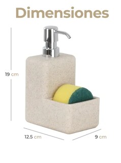 Foto 5 | Dispensador Xtellar De Jabon Liquido Con Esponja Para Baño Y Cocina