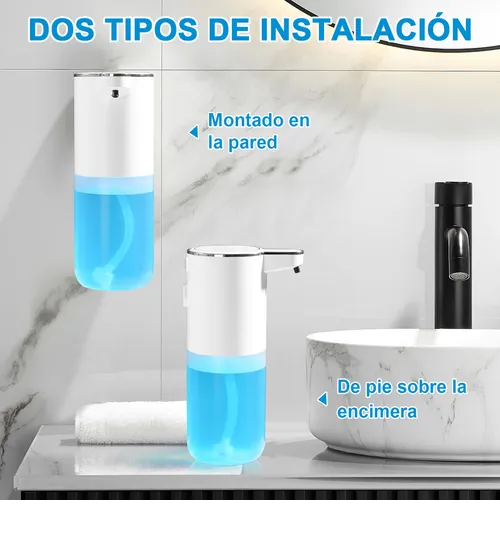 Foto 6 pulgar | Dispensador Xtellar De Jabón Automático Líquida Recargable  Color Blanco