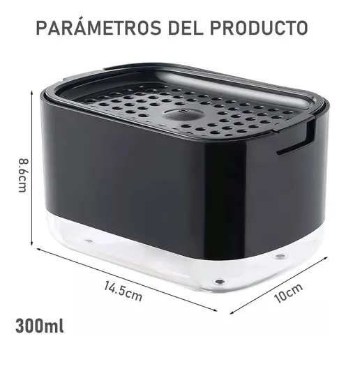 Foto 6 pulgar | Dispensador Xtellar De Jabón Para Cocina Con Jabonera 2 En 1+esponja