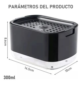 Foto 5 | Dispensador Xtellar De Jabón Para Cocina Con Jabonera 2 En 1+esponja