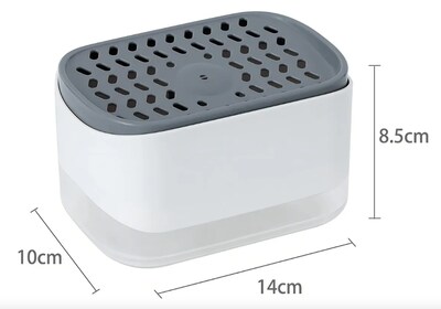 Foto 2 | Dispensador Xtellar De Jabón Hogar Con Jabonera 2 En 1 Color Blanco