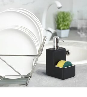 Foto 3 | Dispensador Xtellar De Jabon Liquido Con Esponja Para Baño Y Cocina