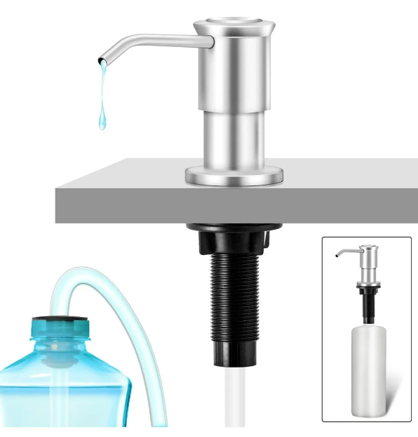 Foto 5 pulgar | Dispensador Xtellar De Jabón Para Fregadero Con Botella De 500ml
