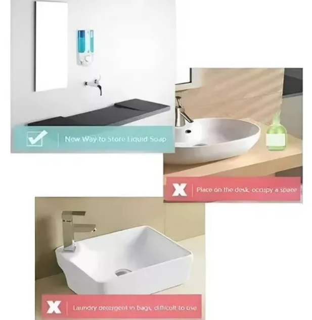 Foto 4 | 4pcs Xtellar Dispensador De Jabón Líquido Despachador Locion Estéril