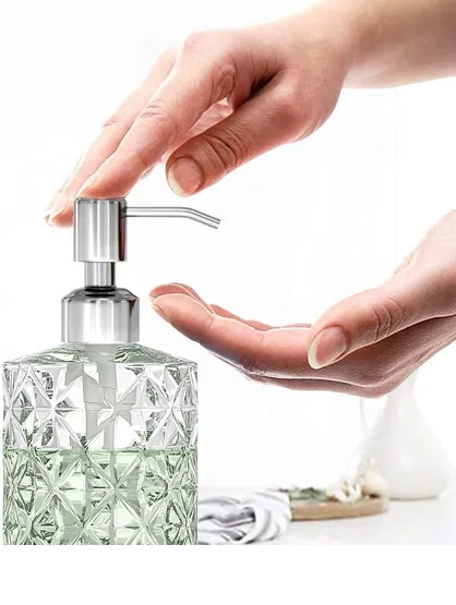 Foto 4 pulgar | 2 Xtellar Dispensadores Multiusos De Vidrio De Jabón Dliquido 350ml