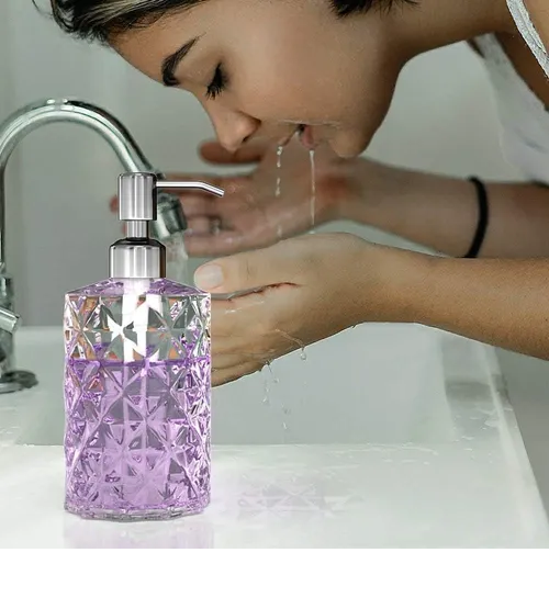 Foto 5 pulgar | 2 Xtellar Dispensadores Multiusos De Vidrio De Jabón Dliquido 350ml