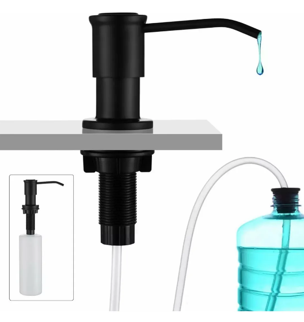 Dispensador Xtellar De Jabón Para Fregadero De Cocina De Acero Inoxidable