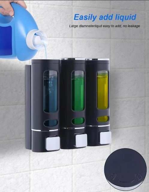 Foto 5 pulgar | Dispensador Xtellar De Jabón Líquido Dispensador Gel Champú 3*400ml