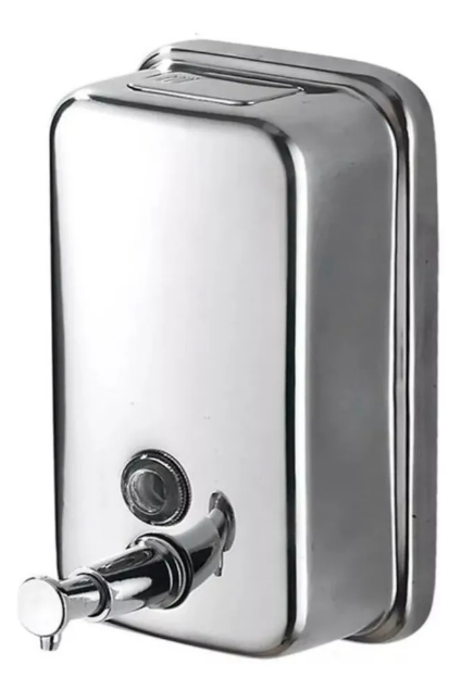 Dispensador Xtellar De Jabón/gel Rellenable De 1 Litro D/acero Inox