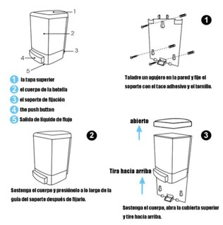 Foto 3 | Dispensador Xtellar De Jabón Líquido Antibacterial, Rellenable 800ml
