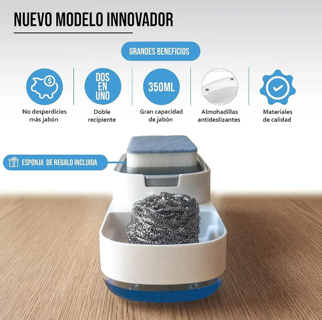 Foto 3 pulgar | Dispensador Xtellar de Jabón Líquido para Esponja