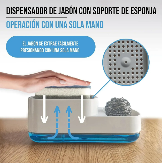 Foto 4 pulgar | Dispensador Xtellar de Jabón Líquido para Esponja