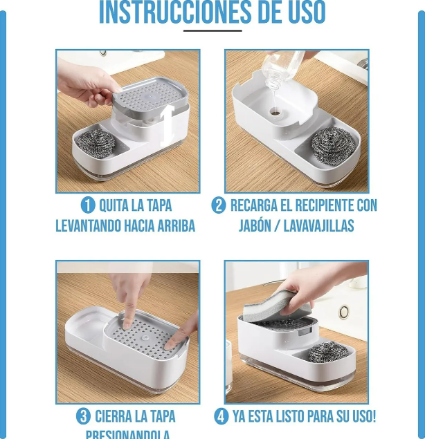 Foto 5 pulgar | Dispensador Xtellar de Jabón Líquido para Esponja