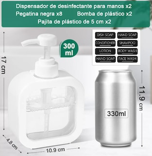Foto 2 | Dispensador de Jabón Xtellar 2 Piezas 300ml