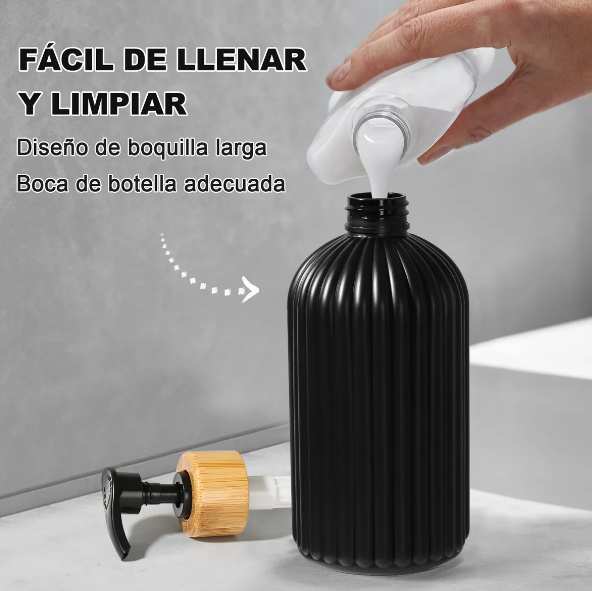 Foto 3 | Xtellar Dispensador De Jabón Líquido Multiusos Y Elegante, 540 Ml, Con Etiquetas