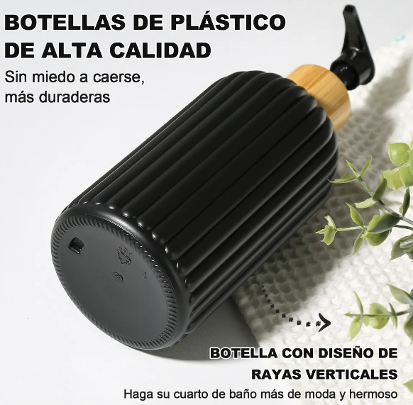 Foto 4 | Xtellar Dispensador De Jabón Líquido Multiusos Y Elegante, 540 Ml, Con Etiquetas