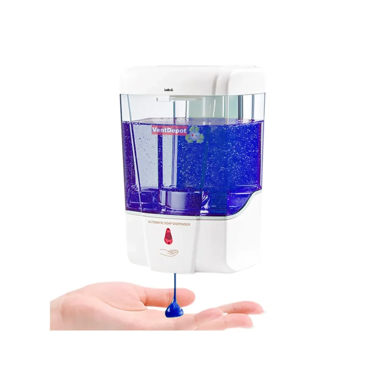 Foto 2 | Dispensador Automático De Jabón De Gel Antibacteriano 700ml Lab.g Blanco
