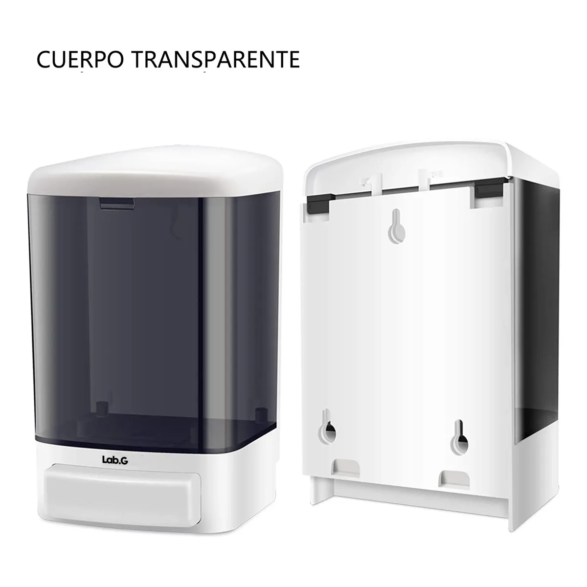 Foto 4 | Dispensador De Jabón Líquido  1 L Lab.g Blanco