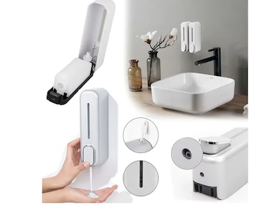 Foto 1 | Xtellar Dispensador De Jabón Líquido Premium 350ml En Blanco Elegante