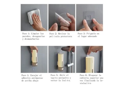 Foto 3 | Xtellar Dispensador Premium De Jabón Líquido 450ml Para Baño – Accesorio De Lujo Y Comodidad