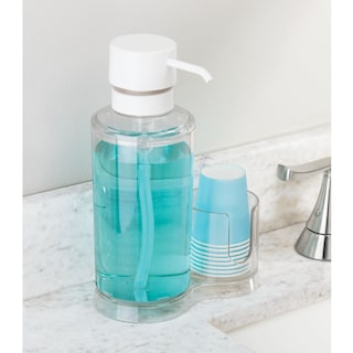 Foto 3 | Dispensador De Enjuague Bucal Mdesign Lumiere Con 8 Vasos De Papel De Plástico - Venta Internacional.
