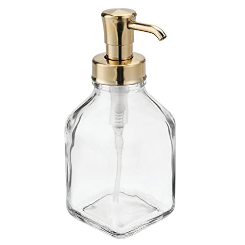 Foto 4 | Dispensador De Jabón Líquido Mdesign  Vidrio Cuadrado  560 Ml  Paquete De 2 - Venta Internacional.