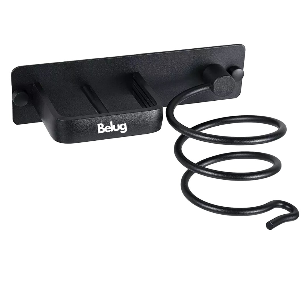 Foto 2 pulgar | Soporte Para Secadora Plancha Pelo Alisador Baño Montaje Belug  Negro