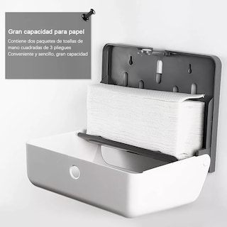 Foto 3 | Dispensador De Papel Toallas Sanitas Para Cocina Y Baños Eo Safe Imports Esi-17689 Blanco